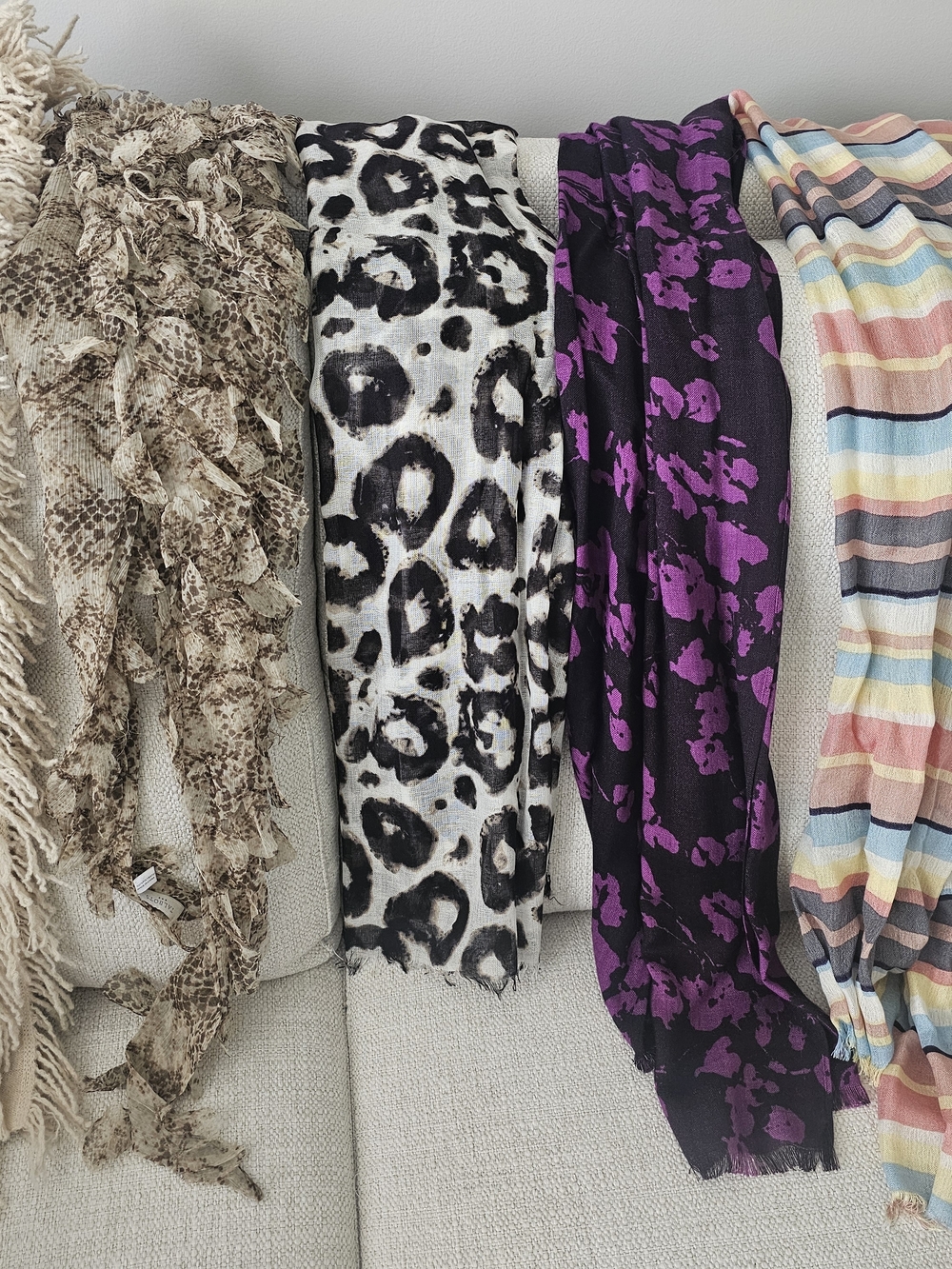 Bundle Mixed Pattern Scarf Set Various Brands - BR, Talbots, Tommy Bahama, Loft
